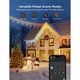 Уличная гирлянда в виде сосулек GOVEE Outdoor Icicle Lights RGBIC, 10м, изображение 2