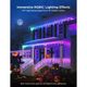 Уличная гирлянда в виде сосулек GOVEE Outdoor Icicle Lights RGBIC, 10м, изображение 4