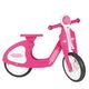 Retro-bicicleta fara pedale, cu roti EVA, albastra/roz, 4 image