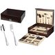 Set de tacimuri PINTI Valencia, inox, 126buc