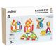 Set de constructie magnetic „Cilindri in culori de curcubeu”, 100 buc, 4 image